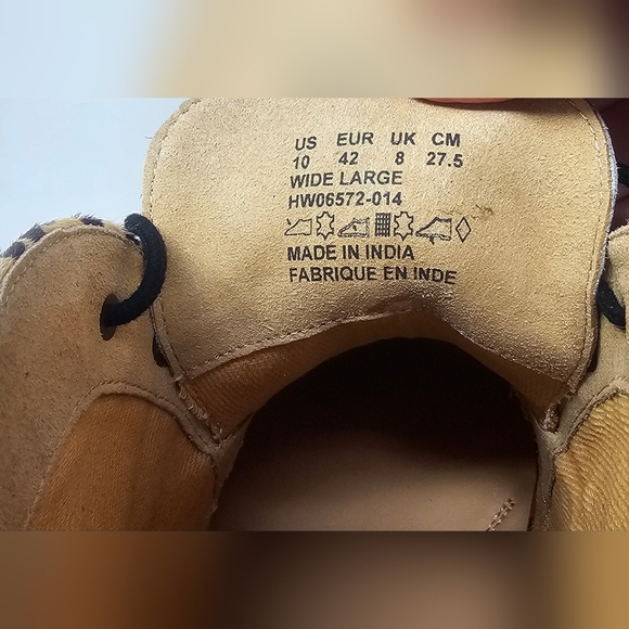 Hush Puppies Women's Leather Bailey  Leopard Print Chukka Ankle Booties Size 10W - Picture 13 of 15